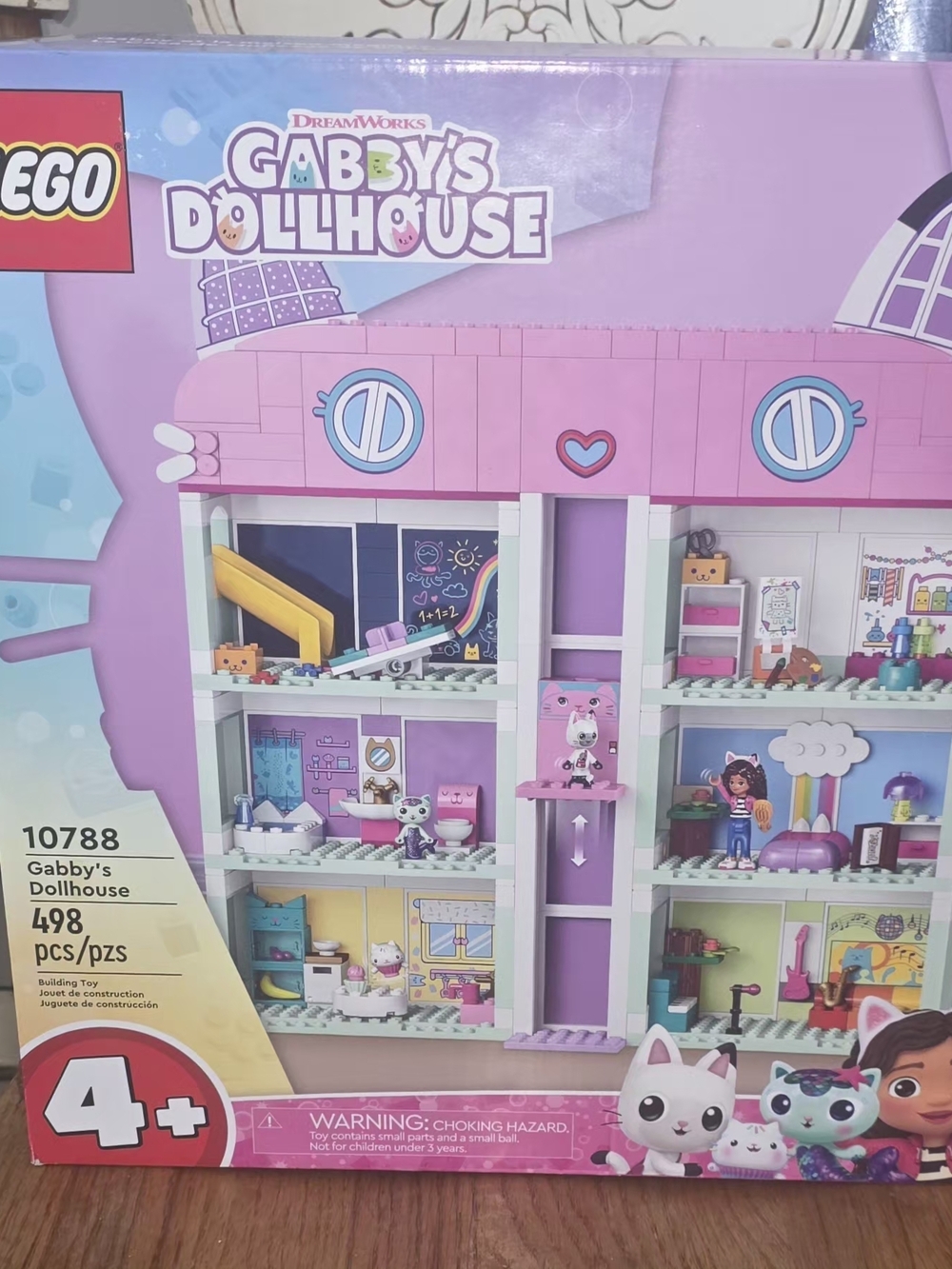 Lego Gabby’s Dollhouse Pink & Purple Multi-Colored Playset
